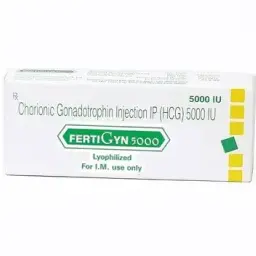 buy HCG Fertigyn 5000 IU Sun Pharma, India