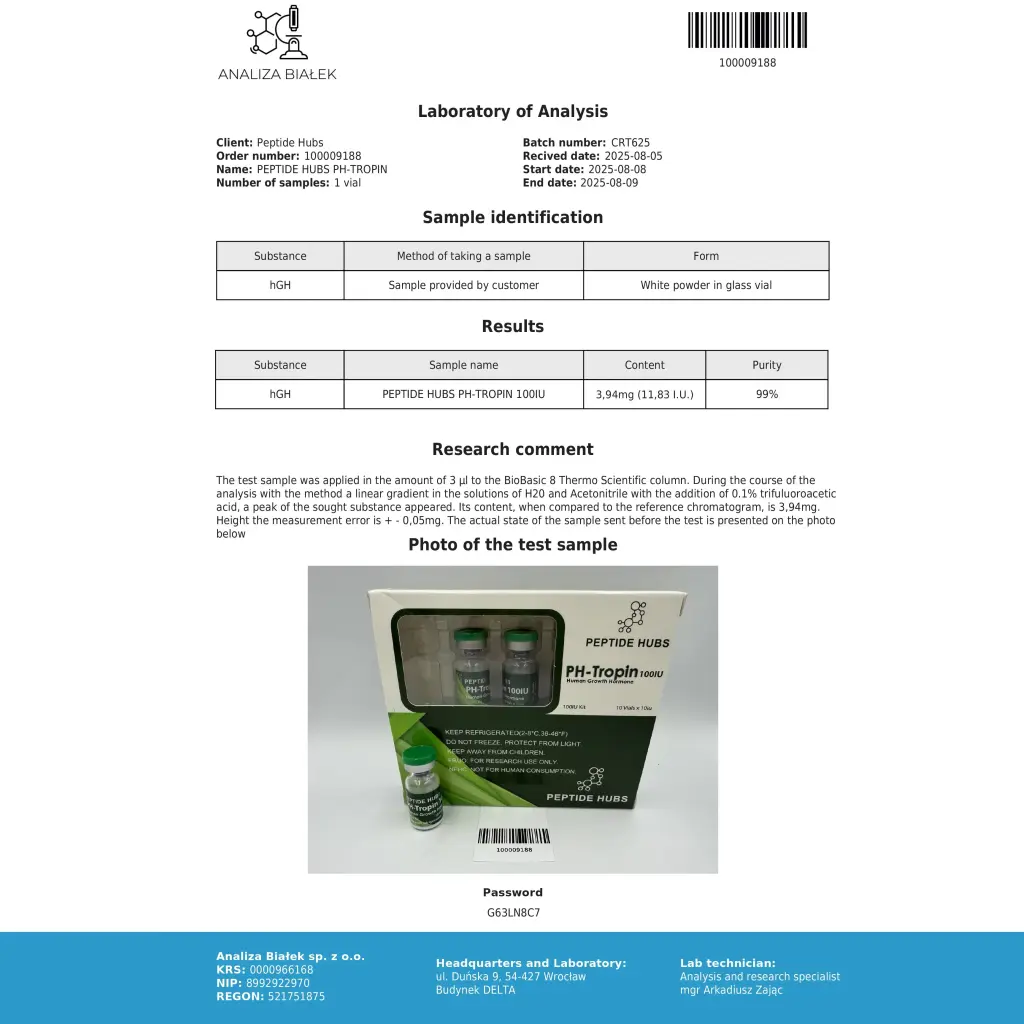 buy PH-Tropin Peptide Hubs